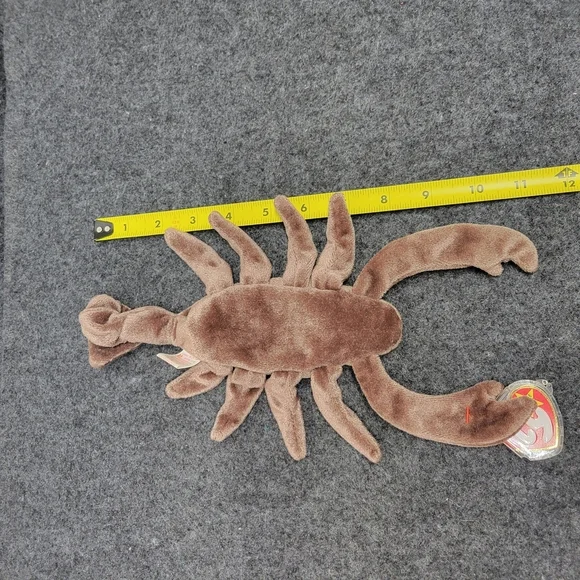 🌴3/$15🌴 Beanie Baby Stinger Brown/gray Plush Toy Kid's Toy Scorpion - Picture 8 of 9